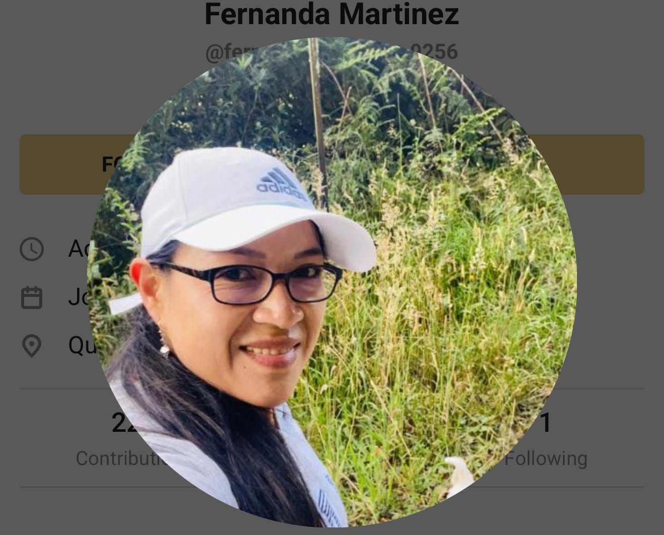Retrato de Fernanda Martínez